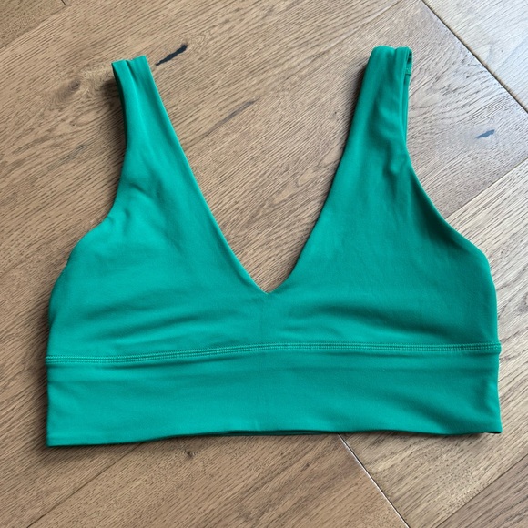 lululemon athletica Other - Lululemon Align V-Neck Bra A/B Cup - Raceway Green - Size 10 - EUC